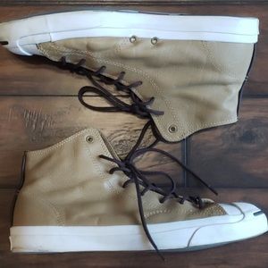 Converse Jack Purcell High Top Sneakers, Size 13